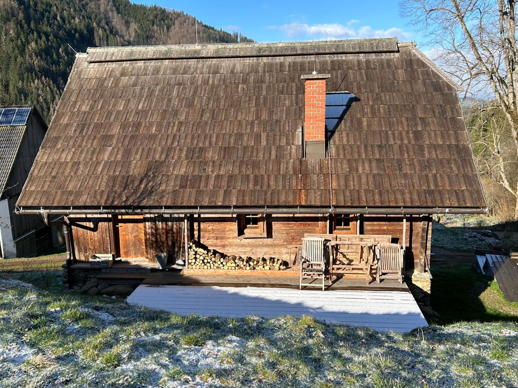 Charmantes Gaestehaus Am Waldrand In Alpiner Lage Siehe Auch Zweites Objekt Gaestewohnung In Altem Bauernhaus Stanz Im Murztal Luaran gambar